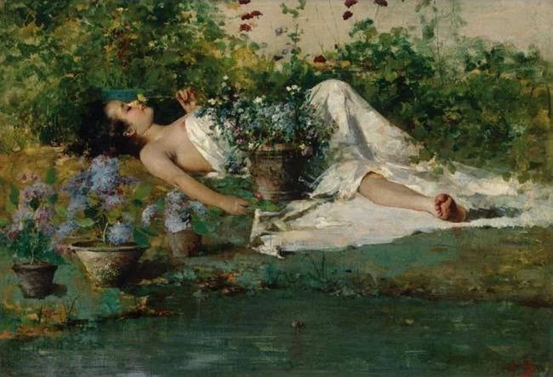 Distesa dopo il bagno